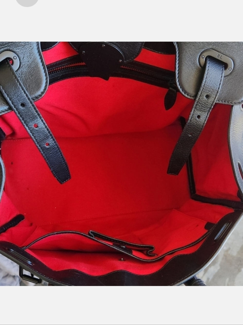 Ralph Lauren Ricky QuiltedNappa Leather Top HandleBag- - Picture 2 of 12